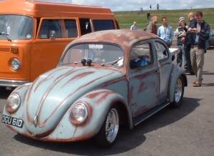 Beetle drag race car