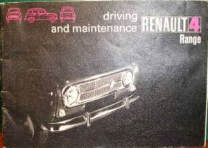 1972  handbook cover with black and white photo of  early car with chrome grille