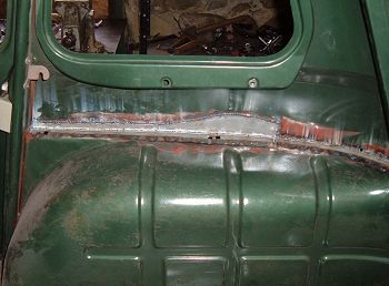 Inside of welded repair
