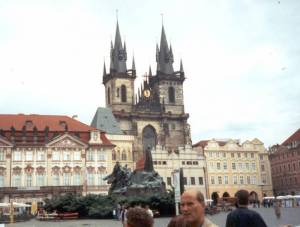 Spooky church in Prague