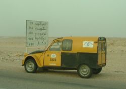 A signpost in Arabic