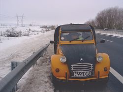 Broken down again near Burgos