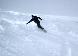Me snowboarding