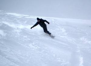 Me snowboarding