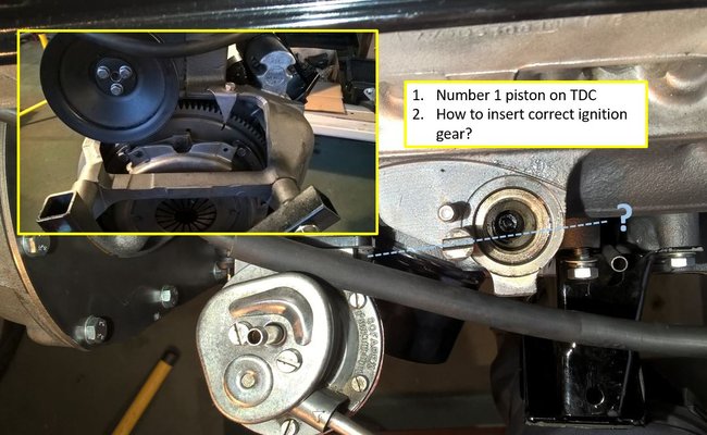 How to insert ignition timing gear? | Renault 4 Forum