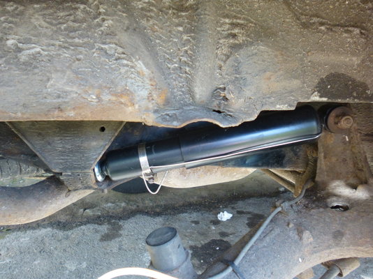 Rear gas shock fitted.JPG