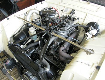 Completed engine bay