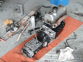 ENgine part assembled