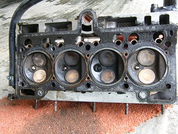 Head with gasket still attached