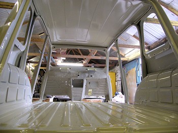 Interior painted