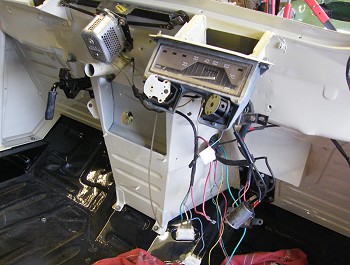 Dash wiring in progress