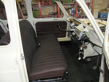Front seats trial fitted