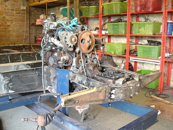 Gordini engine properly mounted