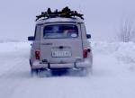 Renault 4 in the snow, Serbia