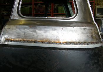 Repair seam welded in place